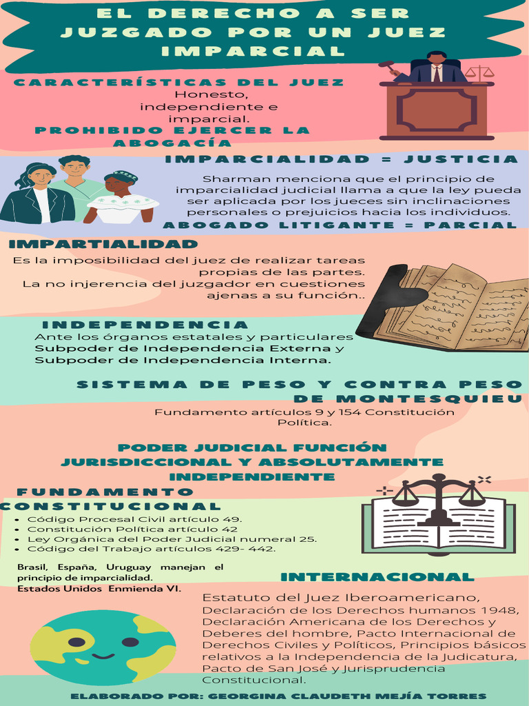 Infografía Juez Imparcial Pdf