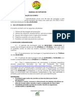 Manual Do Expositor: 1. Período de Realização Do Evento