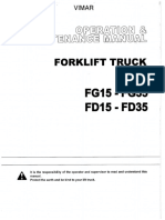 Vimar FG15-FG35, FD15-FD35 Operator Manual