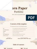 Torn Paper Portfolio by Slidesgo