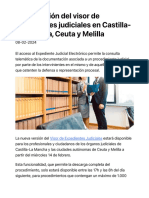 Visor de Expedientes Judiciales en Castilla-La Mancha, Ceuta y Melilla
