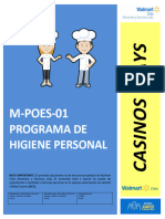 M-POES-01 - Programa Higiene Del Personal Casinos