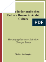 Tamer, Georges, Georges Tamer Humor in Der Arabischen Kultur Humor in Arabic Culture 2009