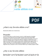 My Favorite Athlete Ever
