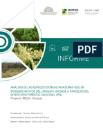 Análisis de Las Especies Exóticas Invasoras (EEI) en Bosques en Base A IFN