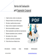 Criterios de Evaluacin Expresin Corporal 4