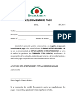 Requerimiento de Pago