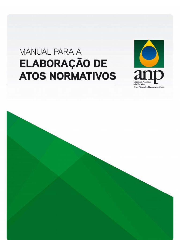 Manual de Atos Normativos da ANP | PDF | Estado | Caixa alta e caixa baixa
