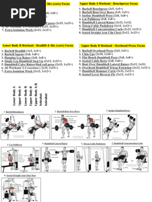 Barbell exercises pdf clearance