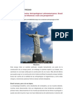 Ensayo. Los Contextos Antropológicos Latinoamericanos. Brasil. Una corriente, una influencia o solo una perspectiva.