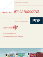 Overview of The Gospel