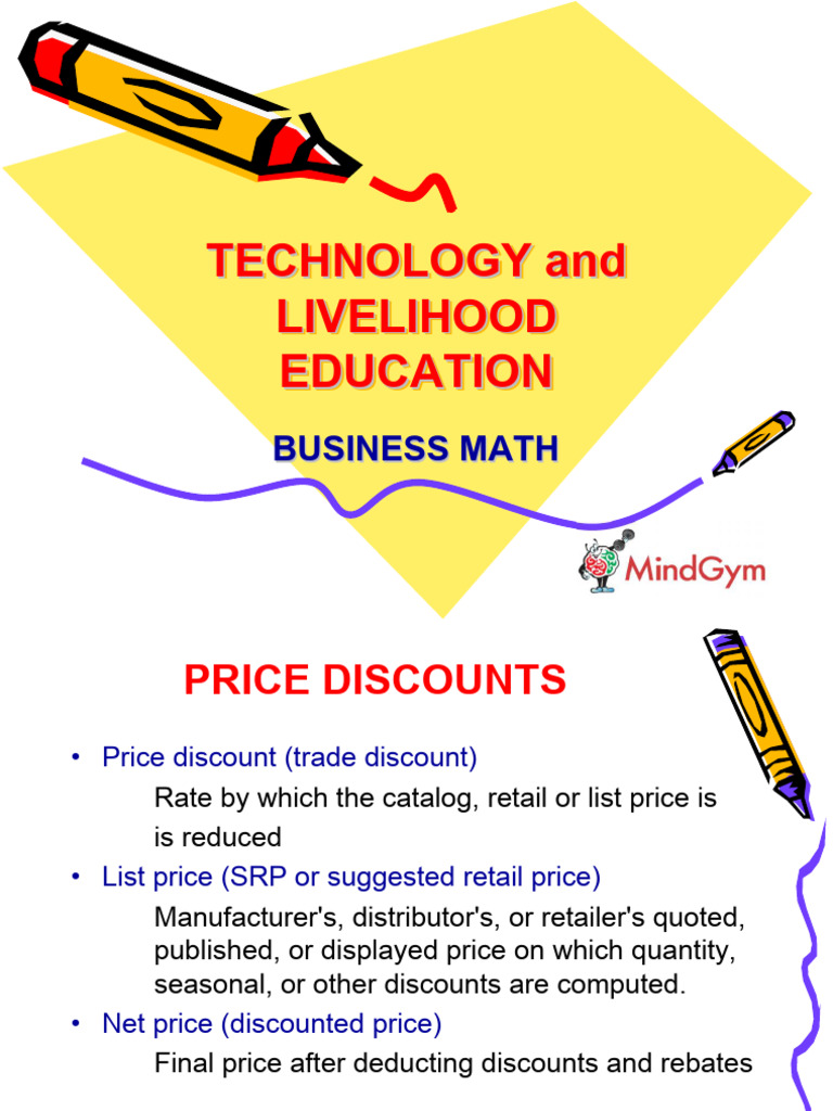 TLE - Business Math-1 | PDF | Debits And Credits | Balance Sheet