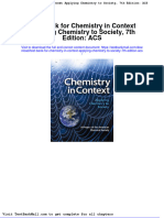 Full Test Bank For Chemistry in Context Applying Chemistry To Society 7Th Edition Acs PDF Docx Full Chapter Chapter