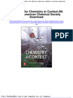 Full Test Bank For Chemistry in Context 8Th Edition American Chemical Society Download PDF Docx Full Chapter Chapter