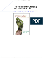 Full Test Bank For Chemistry For Changing Times 13Th Edition Hill PDF Docx Full Chapter Chapter