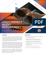 KL22 - 20 21 June High Impact Audit Reporting