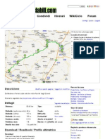 1.modena - Ferrara in Mountain Bike - Bicicletta - Mappa Percorso Ciclabile