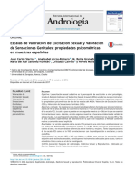 Escalas de Valoración de Excitacion y Sensaciones Genitales 17