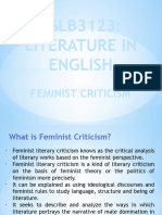 Feminist Criticism