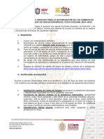 Cambios CT 2024-2025 Procedimiento Verificación Documental y Registro