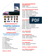 Catalogo de Peças Fiat Tempra I.E. 2.0 4P SPI 8V GS 1995-1996