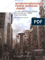 Lnternacionalizaci ' Partido, S Políticos en Japon: La Crisis Del Partido Liberal Demócrata en 1993 Sus Secuelas