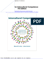 Download Full Test Bank For Intercultural Competence 7Th Edition pdf docx full chapter chapter