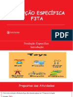 Produção Específica F3TA - 3º Trimestre