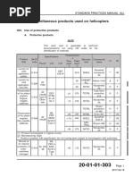 Miscellaneous Products Used On Helicopters: 303. Use of Protective Products