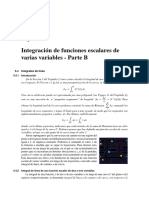 Integración de Funciones Escalares de Varias Variables - Parte B