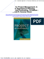 Test Bank For Project Management: A Systems Approach To Planning Scheduling and Controlling, 10 Edition: Harold R. Kerzner Down