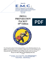 Phtls 10th Ed. Prep Packet