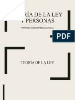 Teoría de La Ley y Personas