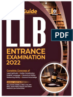 Self Study Guide LLB Entrance Examination 2022