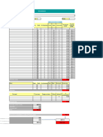 Escandallo en Excel