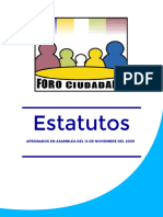 Estatutos Foro Ciudadano