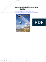 Download Full Test Bank For College Physics 9Th Edition pdf docx full chapter chapter