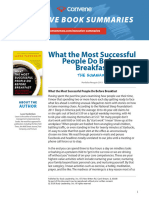 What The Most Successful People Do Before Breakfast