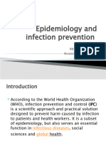 Epidemiology and Infection Prevention