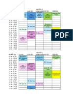 Horario 4to Ciclo 2024 Virtual