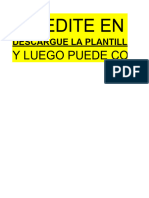 Plantilla Presupuesto - FI - Modalidad Anual