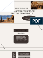 Peradaban Daulah Umayyah Di Damaskus