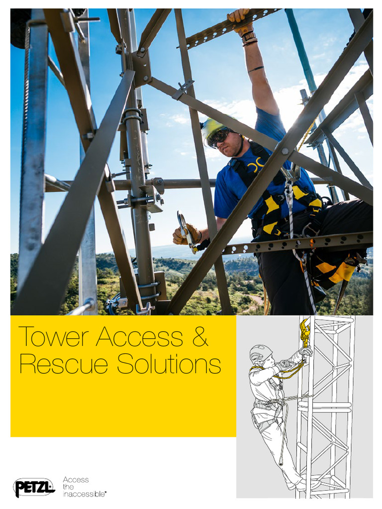 Tower Access and Rescue Techniques Guide | PDF | Manufactured Goods