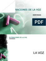 Alteraciones de La Voz