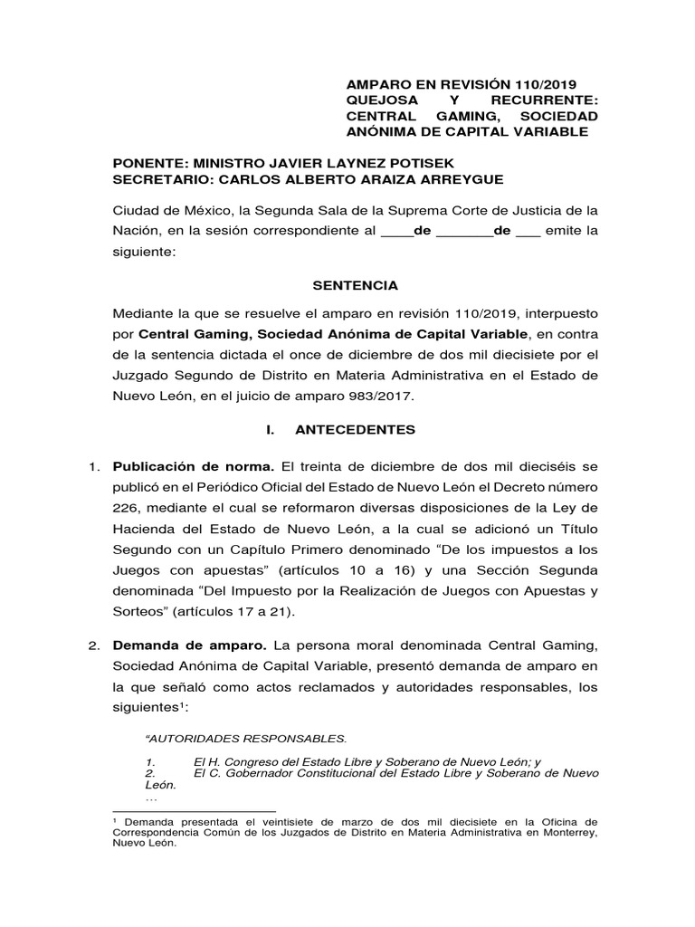 Ar 110-2019 | PDF | Impuestos | Violación