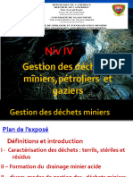 Gestion Des Dechets Miniers Pétroliers Gaziers