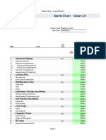 Solan Project With Gantt Chart