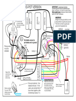 Two-Pot Version: Hookup Diagram Two-Pickup Guitar With Sustainiac Installed 01/00