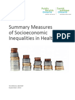 Socioeconomic Inequality Measures