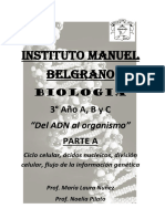 Del ADN Al Organismo Parte A